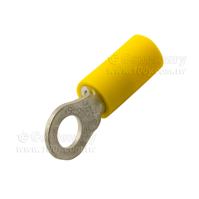 Solderless Terminal Ring Tongue (R Type) Vinyl-Insulated (Flared) - 112372 Product Image