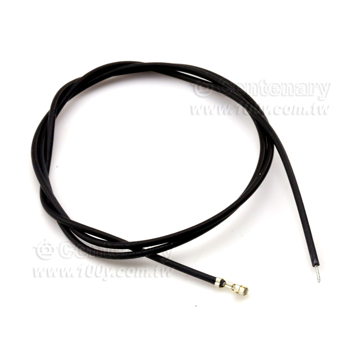 #24 2.5mm Terminal  Cable 45CM Black - 115911 Product Image