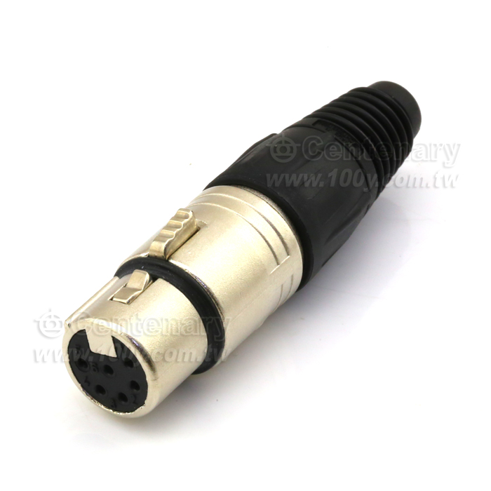 "Neutrik" XLR連接器 6C FEMALE NICKEL - 94835 產品圖片