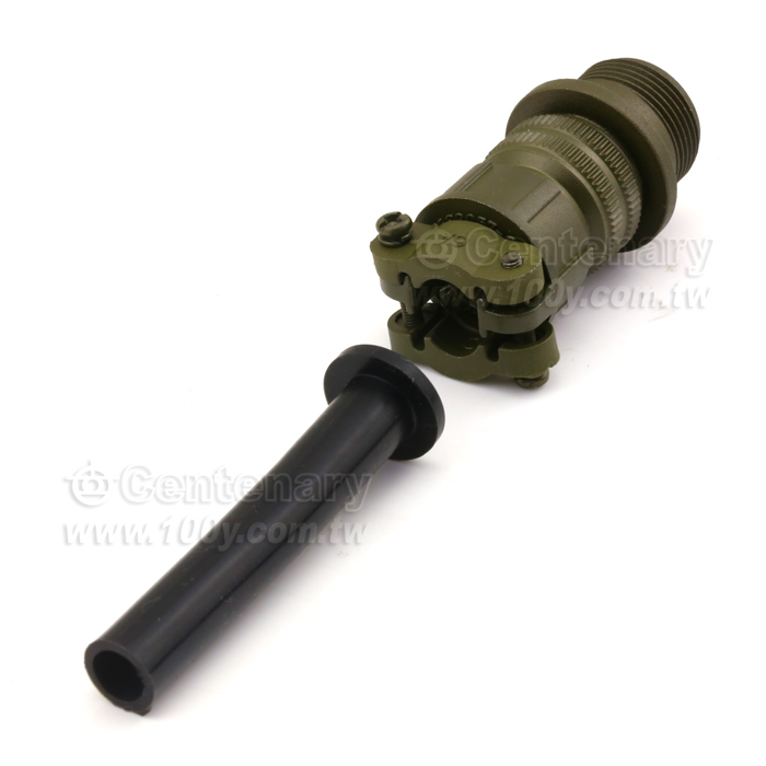 Straight Plug+Cable Strain Relief Clamp - 116249 Product Image