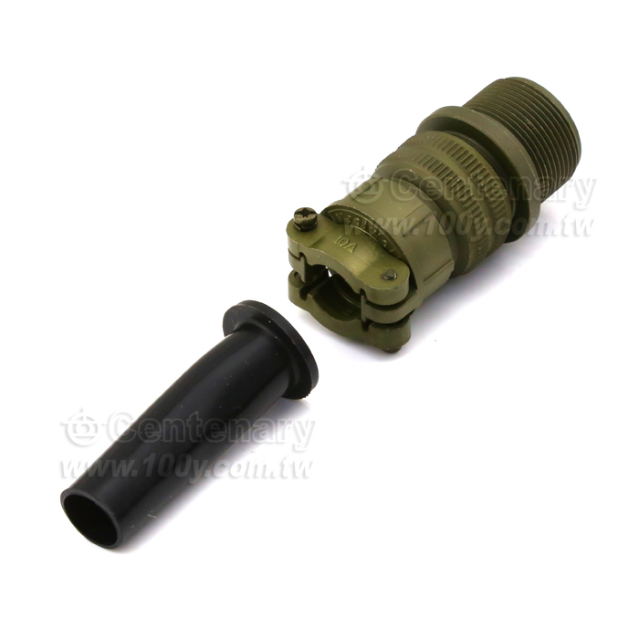 Straight Plug+Cable Strain Relief Clamp - 116253 Product Image