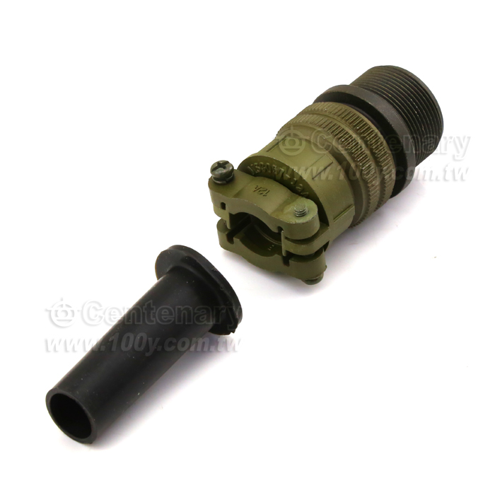 Straight Plug+Cable Strain Relief Clamp - 116257 Product Image