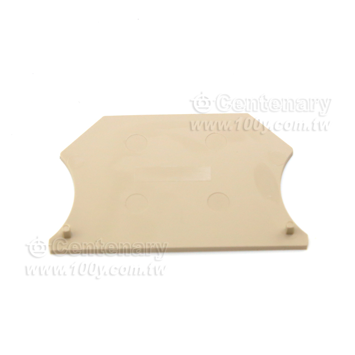 DIN Rail Terminal Block End Cover - 116011 Product Image