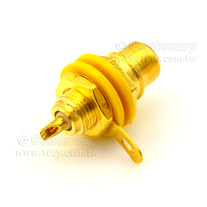 RCA Plug Connectors - Gold Flash - 3755 Product Image