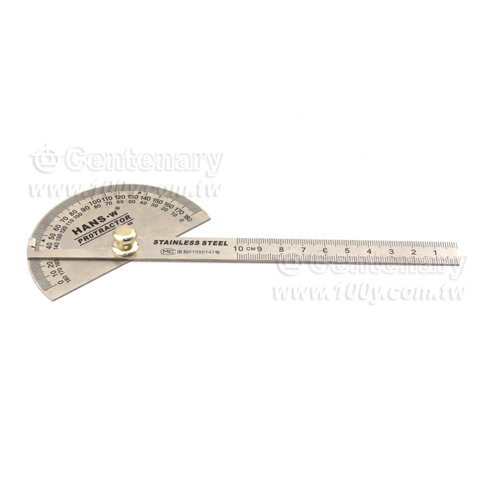 不鏽鋼角度尺 100mm - 116399 產品圖片