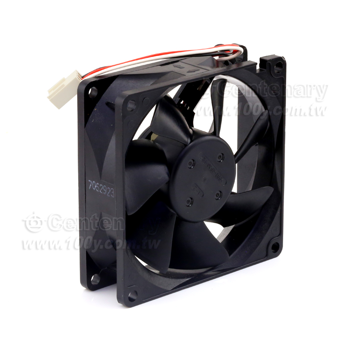 DC 軸流風扇 3線+插頭 12V 0.17A 80x80x25mm  - 88524 產品圖片