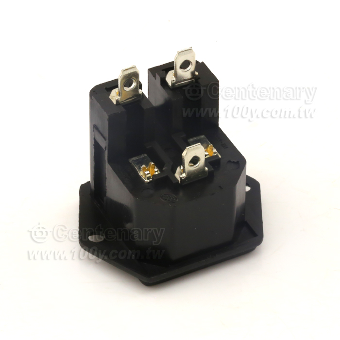 C14 AC Power Supply Word Double Insurance Socket - 116689 Product Image