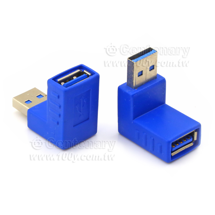 下彎USB3.0公對母轉接頭 - 116816 產品圖片