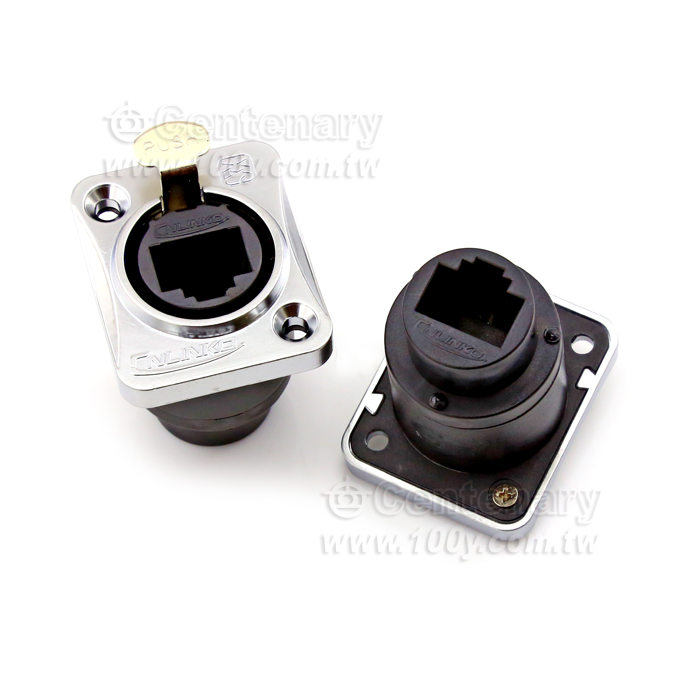 Cnlinko  RJ45 Snap-Fastener Socket (Dual Ethemet Port IP44) - 116956 Product Image