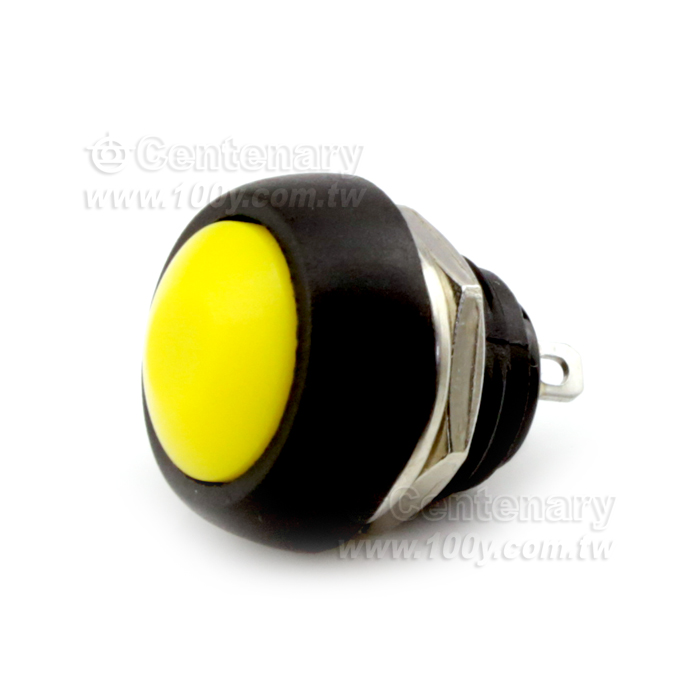 12mm 圓形黃色 1常開 - 117133 產品圖片