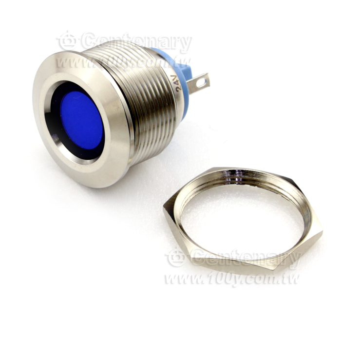 Φ22mm 金屬信號燈 12V 綠色 - 117387 產品圖片