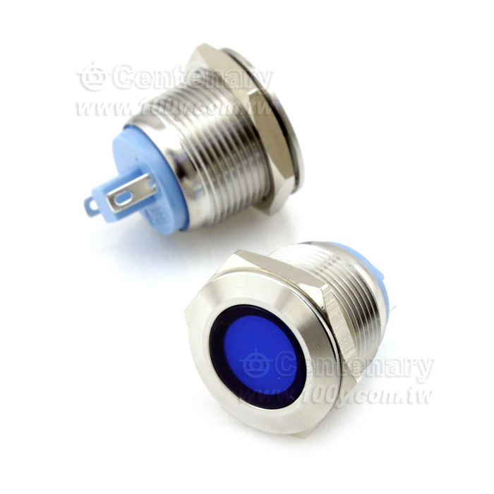 Φ19mm 金屬信號燈 12V 綠色 - 117381 產品圖片