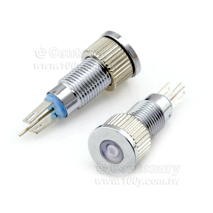 Φ8mm 金屬信號燈 24V 紅綠 - 117359 產品圖片