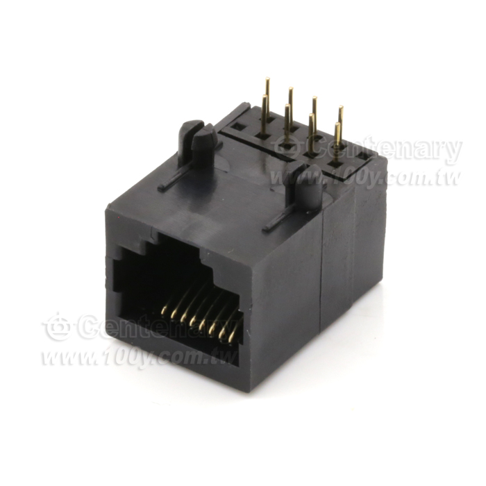 RJ45座  8P8C 90° 【ROHS】 - 17258 產品圖片