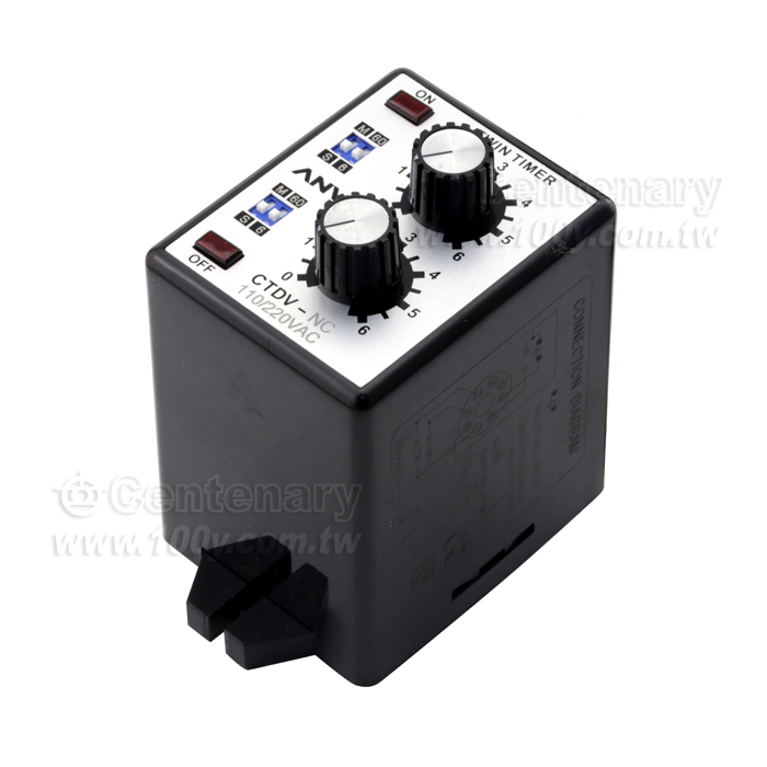 雙設定延遲型限時繼電器 6S/60S/6M/60M - 117639 產品圖片