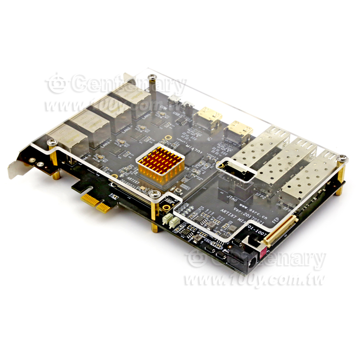 XILINX FPGA Development Board Artix7 PCIE2.0 Optical Communication - 117336 Product Image