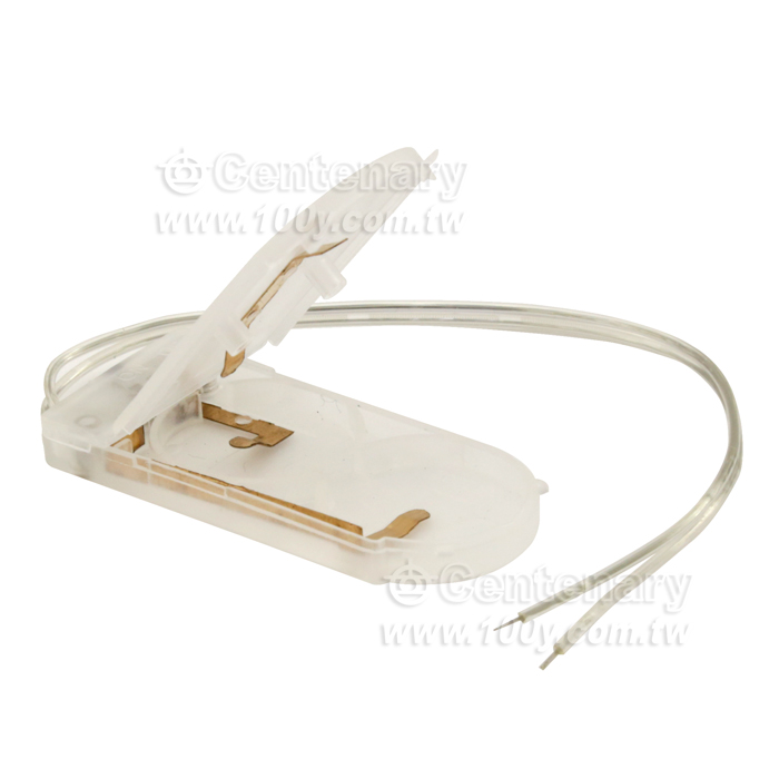 鈕扣電池座 透明(2節6V) - 117772 產品圖片