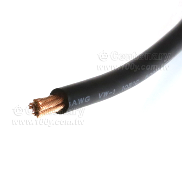 UL1028-8AWG 黑色 裸銅 - 121731 產品圖片