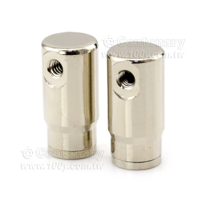 快插式終端堵頭單噴座9.52mm-黃銅鍍鎳 - 117810 產品圖片