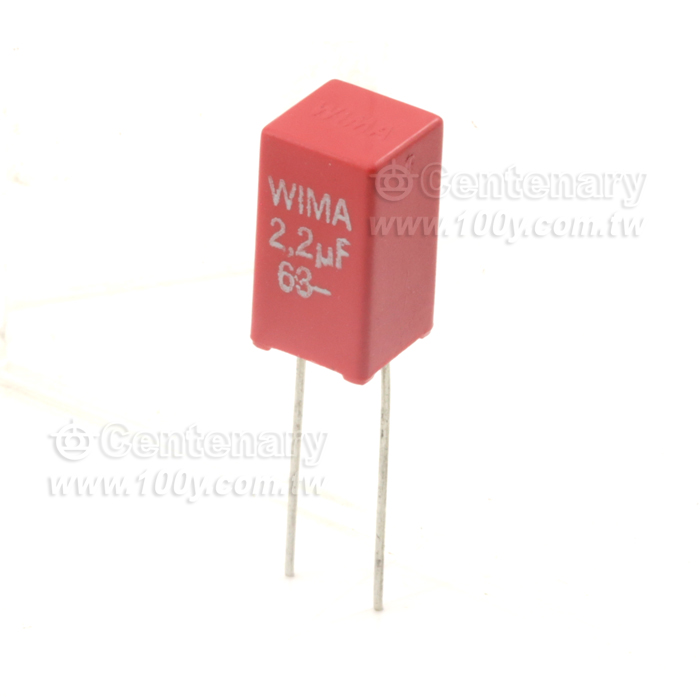 2.2uF/63V/±10%(角距5mm) - 65644 產品圖片