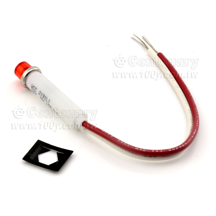 LED面板安裝指示燈 紅色 24V - 118153 產品圖片