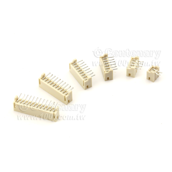 ZH1.5-4P彎針針座 90° - 43643 產品圖片