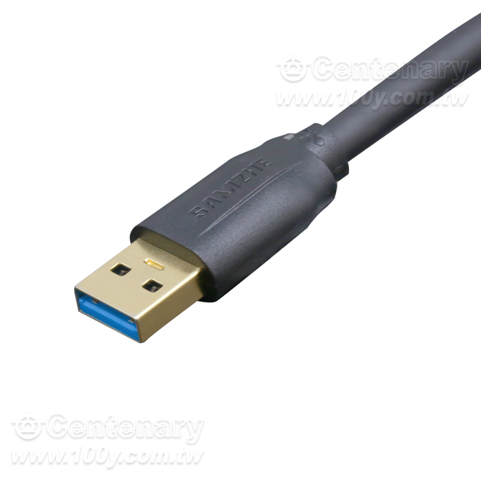 USB3.0-A(M/F)-3M-金色黑線 - 118200 產品圖片