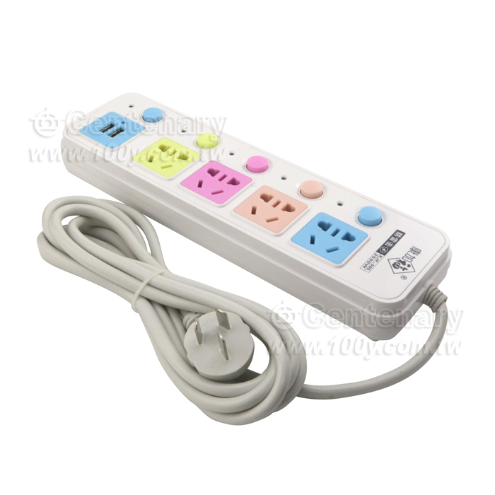 5開4位帶2USB 1.8米 005 - 118158 產品圖片