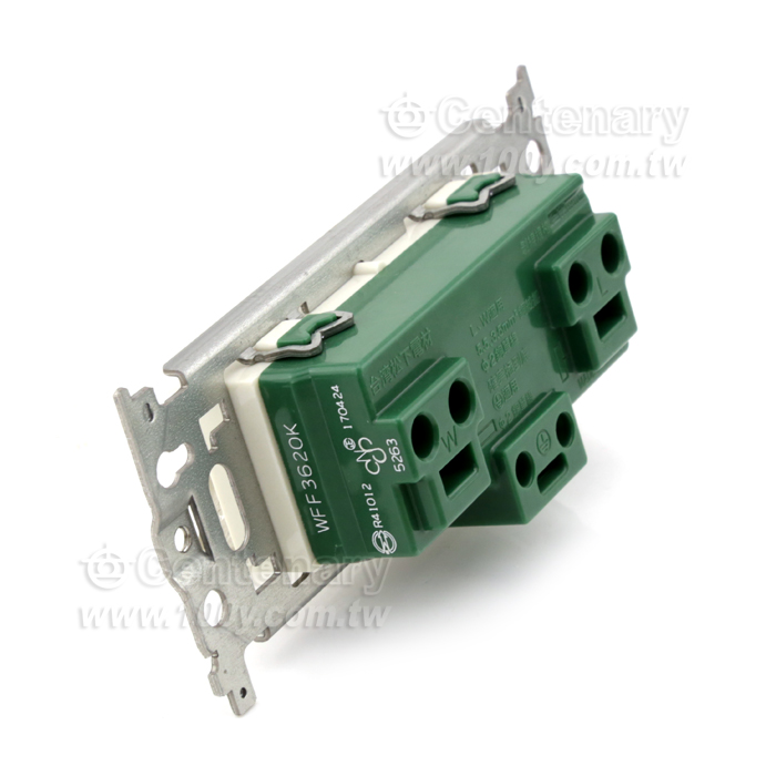 埋入式附接地極座 2P20A - 118668 產品圖片