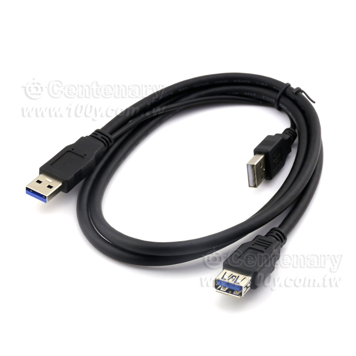 USB 3.0 A(M)-A(M)+A(F) 1M【ROHS】 - 118490 產品圖片
