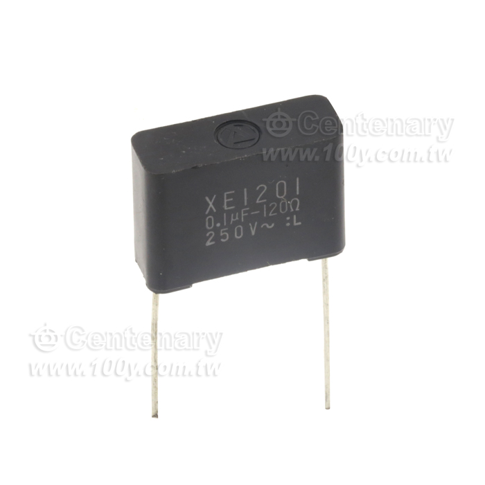 OKAYA 0.1uf+120Ω 250VAC Pitch：20.8mm - 118722 產品圖片