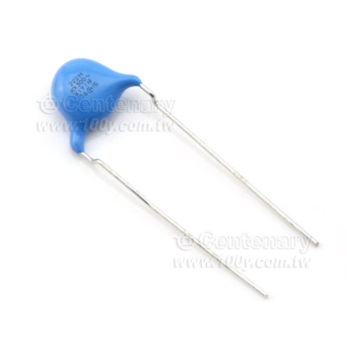 瓷片電容2200PF 250VAC ±20% - 119002 產品圖片