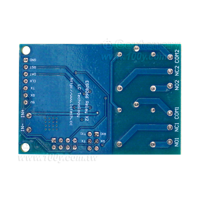ESP8266-雙路WIFI繼電器模組 - 119117 產品圖片