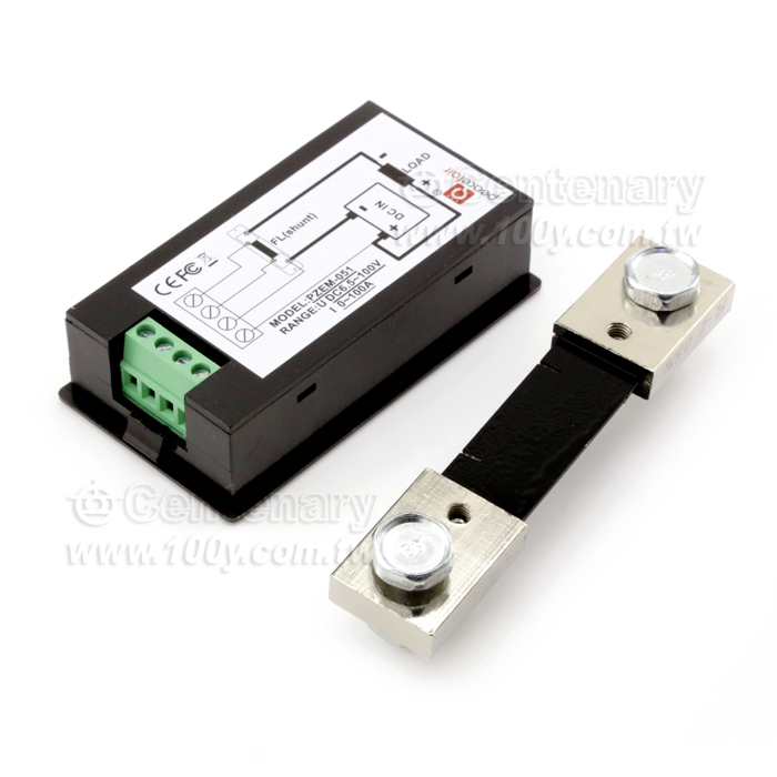 0-100A 6.5-100V直流多功能表頭（電流+電壓+功率+電量表） - 119201 產品圖片