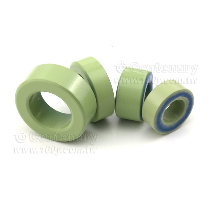 鐵粉芯磁環，綠藍環￠外26.9*內徑14.5*厚6.4*高14.5mm - 119331 產品圖片