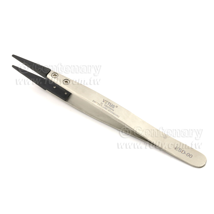 ESD Anti-Static Stainless Tweezers - 52208 Product Image