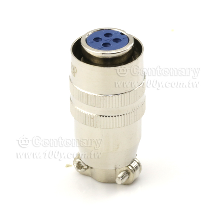 Push-pull nickel plated circular plug - 129506 Product Image
