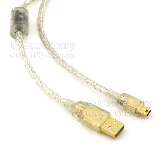 USB AM/MiniUSB 5P 黑色 3M - 119818 產品圖片