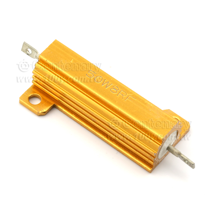 50W黃金鋁電阻 8ohm ±1% - 120266 產品圖片