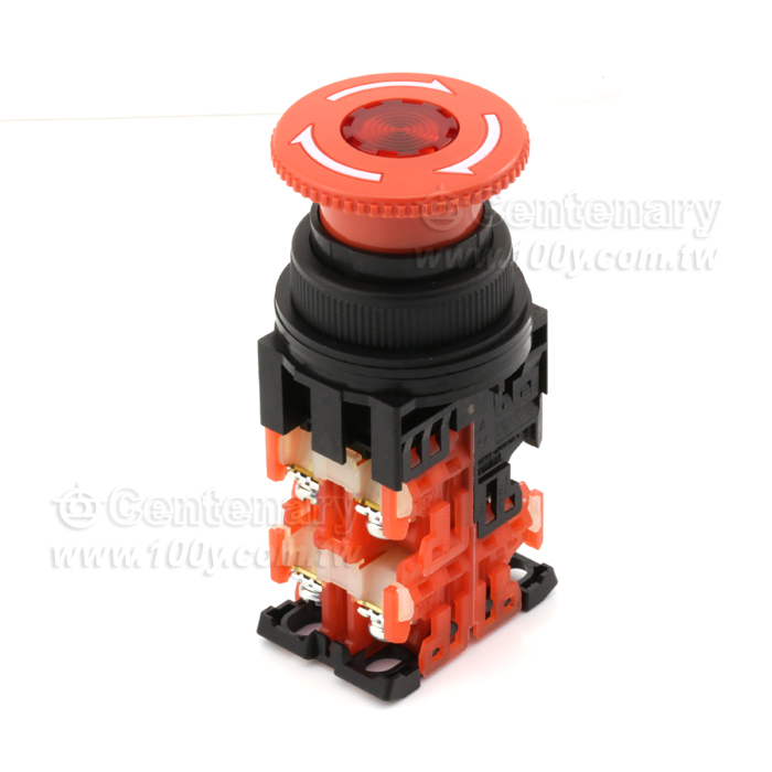 急停帶燈開關3NC, 24V LED Lamp - 121601 產品圖片