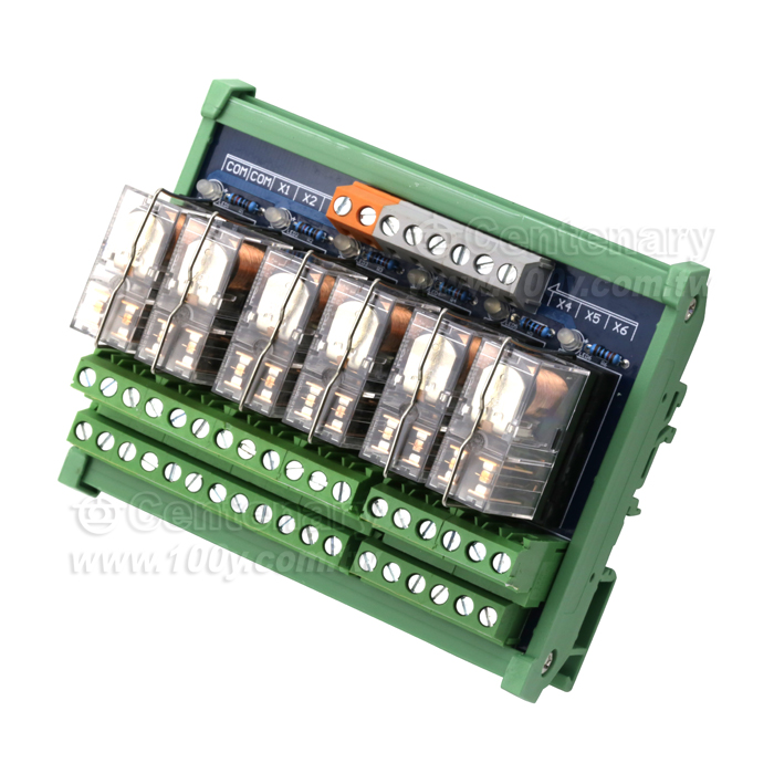 6-Way Omron Two-Group Relay Module - 44511 Product Image