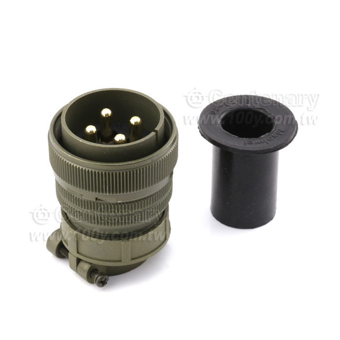Straight Plug+Cable Strain Relief Clamp - 120767 Product Image