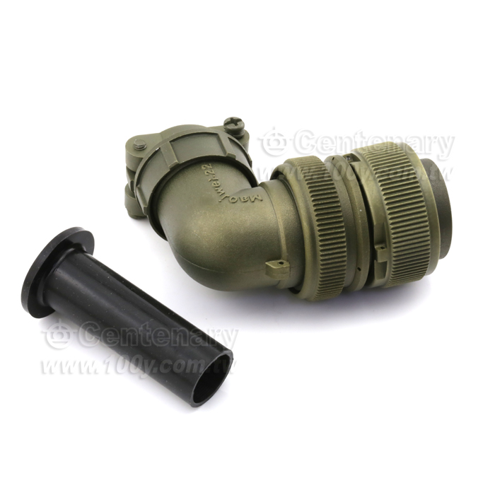 90° Angle Connector+Cable Strain Relief Clamp - 120730 Product Image