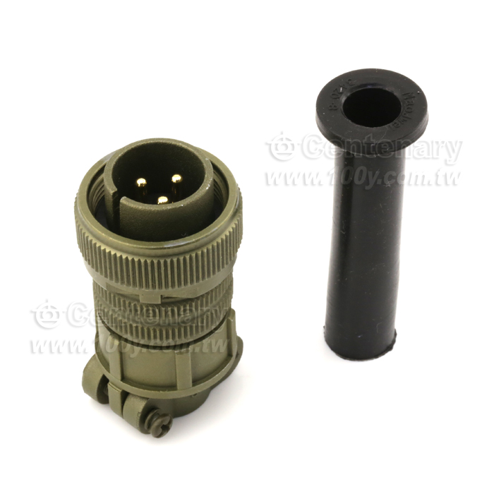Straight Plug+Cable Strain Relief Clamp - 120564 Product Image
