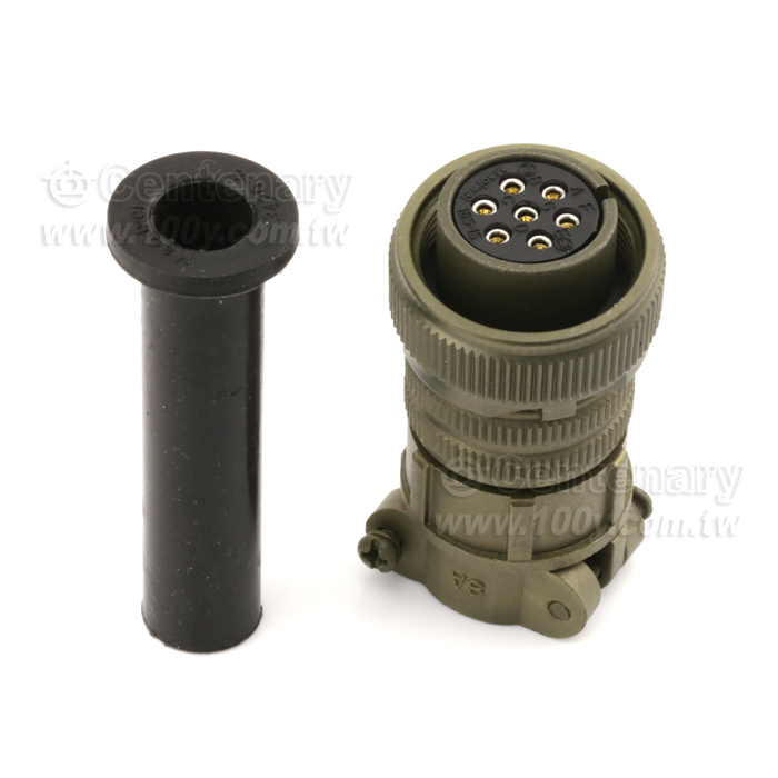 Straight Plug+Cable Strain Relief Clamp - 120571 Product Image