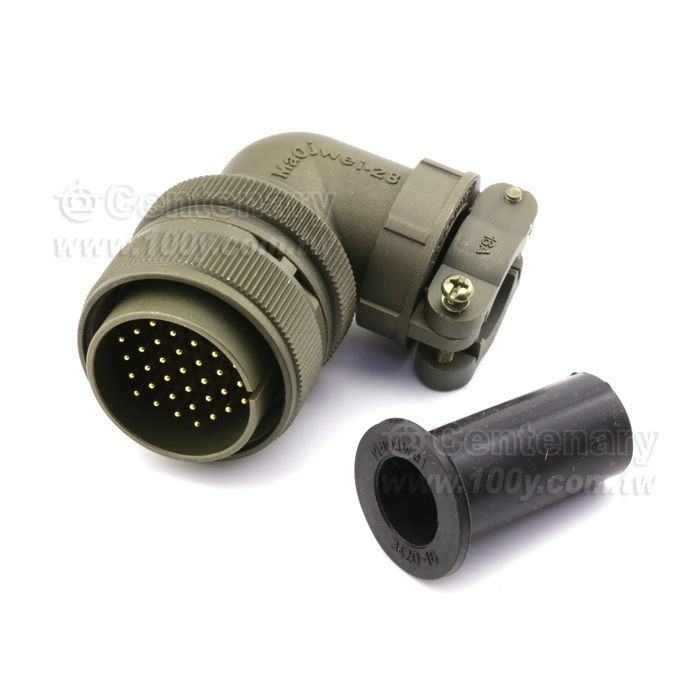 90° Angle Connector+Cable Strain Relief Clamp - 120759 Product Image