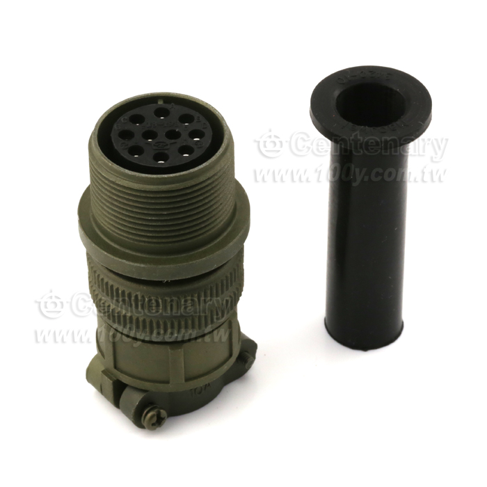 Straight Plug+Cable Strain Relief Clamp - 120608 Product Image