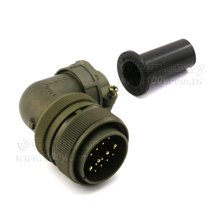 90° Angle Connector+Cable Strain Relief Clamp - 120757 Product Image
