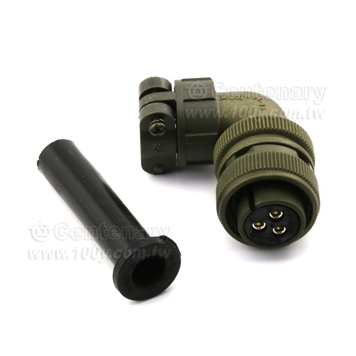 90° Angle Connector+Cable Strain Relief Clamp - 120572 Product Image