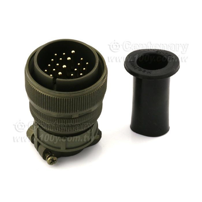 Straight Plug+Cable Strain Relief Clamp - 120755 Product Image